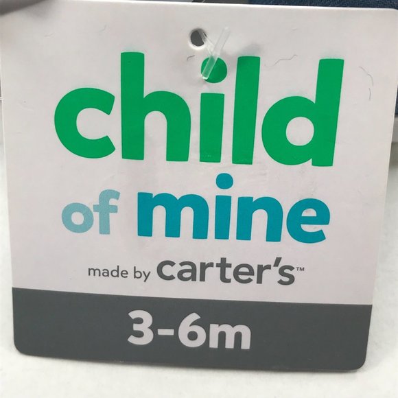 Child of Mine by Carter's Baby Girls Chambray Sneaker 3-6 Month Blue Bow New - Picture 5 of 8